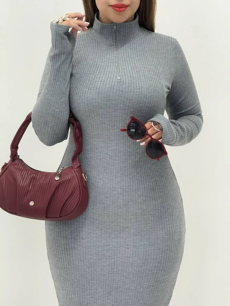 3701-پیراهن بلند فینگری